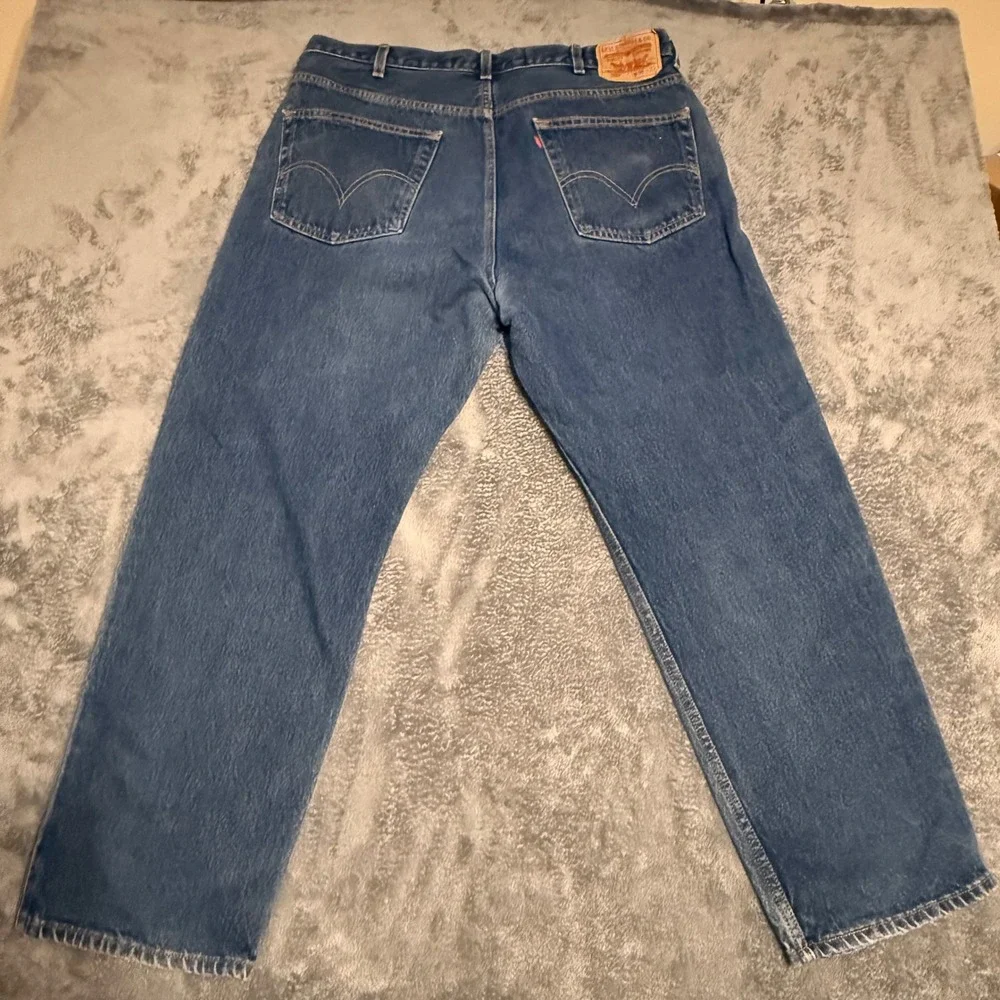 Levi's 550 Relaxed Fit Blue Denim‎ Jeans Men's 38x29